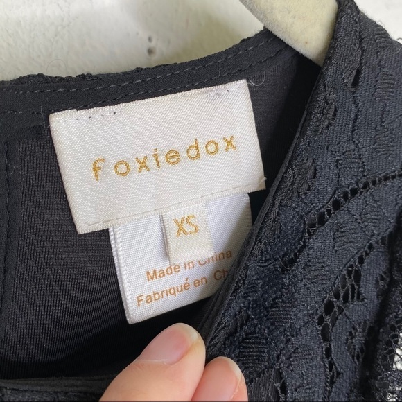 Foxiedox Ruffle Lace High/Low dress - Picture 4 of 11